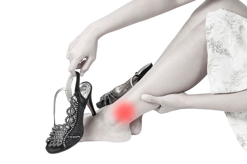 Ankle pain due to osteoarthritis