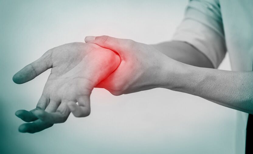Pain due to osteoarthritis of the wrist